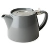 For Life 309Gry Teapot, Ceramic, 18.9 fl oz (530 ml),