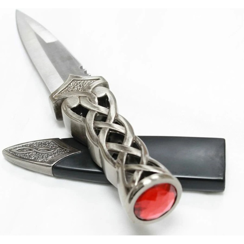 Unbranded 9" MEDIEVAL SCOTTISH WEDDING HIGHLAND CELTIC SGIAN DUBH KNIFE