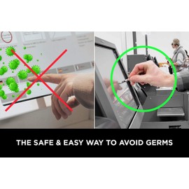 KeySmart NanoStylus - コンパクトなスマホ用タッチペン、エルゴノミックでポータブル（シルバー)