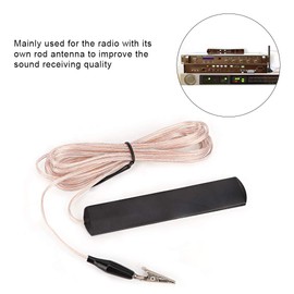Extend Antenna Clip on + FM Radio Aerial for Indoor Home o AV Power Amplifier Receiver ANT-108SE Copper Wire
