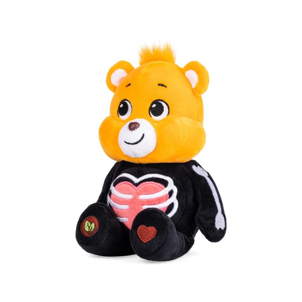 Care Bears Halloween 22cm Bean Plush - Skeleton Tenderheart Bear,