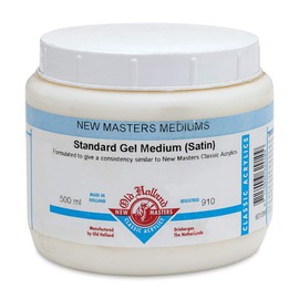 Old Holland New Masters Standard Gel Medium - Satin, 500 ml jar