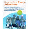 Zoggs Children's Panorama Junior Swimming Goggles with UV Protection, Wide
