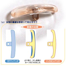 Hylon Pads for Women with Less Makeup Shifting and Trace Resistant 1 Pair (Screwdriver)