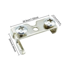 TorSor 2 Set Hair Clipper Latch Plate Adjusting Lever Base Blade Mounting Bracket with Screws for Wahl Cordless Magic Clip 5 Star Clippers 8148 8591 8504 1919 Repair Parts