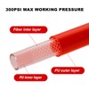 Hromee 1/4-Inch x 10ft Polyurethane Recoil Air Hose with Fittings