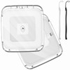 Anti-Lost Clear Cover Case Compatible with Square Reader 2nd Generation,