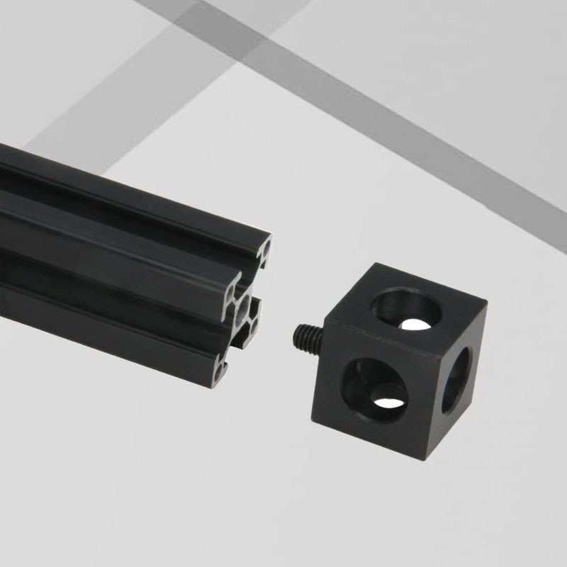 Yeebyee 2020 Aluminum Cube Corner Bracket with M5x14mm Screws for