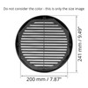 HVAC OV ø8" Inch Black Plastic Round Soffit Vent -