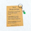 New Beginnings Gifts Keychain for Women Moving Going Away Gifts