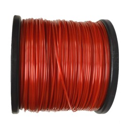 (New) 5lb .095 Square Red Commercial Trimmer Line Spool Roll Fits Echo Compatible with stihl Compatible with redmax Other Models in Description Perfect for Your Lawn Mower