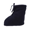 Men Women Cast Sock Dark Blue Soft Fleece Thick Adjustable
