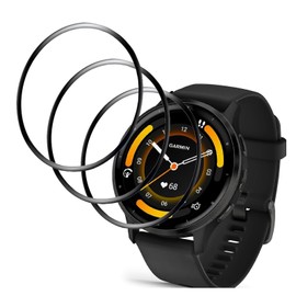 Kicvbnco 3 Pack For Garmin Venu 3S Screen Protector watch film [HD Clear] Garmin Venu 3S 3D Curved Soft Smart Watch Protective Film (Not Glass) [Ultra Shatterproof]