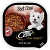 Cesar Home Delight Wet Dog Food, Beef Stew 3.5 Oz