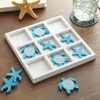 BLACK FOREST DECOR Starfish & Turtle Tic Tac Toe Set