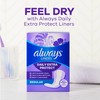 Always Daily Extra Protect Liners, Extra Long Length, Unscented Panty