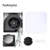 JOEAONZ Bathroom Exhaust Fan with Light 110 CFM Quiet with
