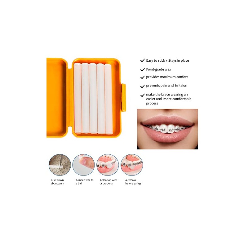 Kit de cuidado bucal portátil de ortodoncia – Paquete de