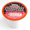 Java Factory Flavored Coffee Pods, Strawberry Shortcake, Compatible with K