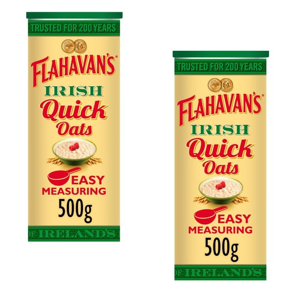 Flahavan's Microwavable Quick Oats 500g - 2 Pack