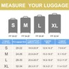 ANNA QUEEN Giraffe Fun Luggage Cover, Playful Giraffe Design with