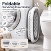 Collapsible Plastic Laundry Basket for Dirty Clothes Storage – Space-Saving