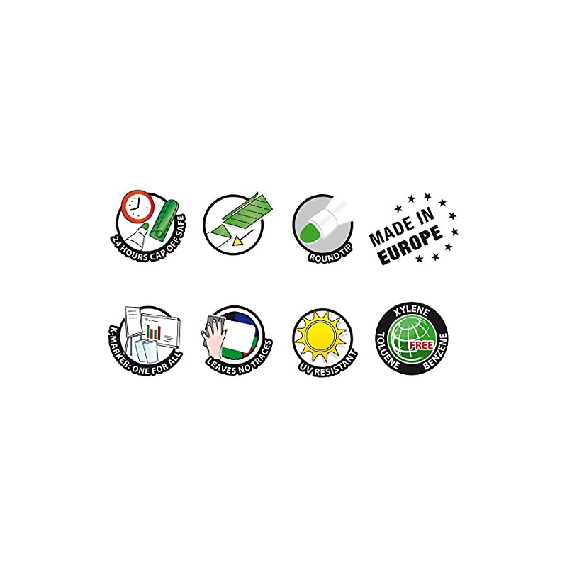 Kores Magnetic Whiteboard Sponge, 110 x 55 x 20 mm