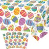 4Pcs Easter Tablecloth Easter Eggs Table Cloths 51x86 inch Easters