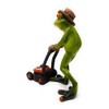 formano Funny Frog Figure with Lawn Mower Poly 16 cm