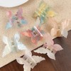 FASELE バンスクリップ ヘアクリップ カジュアル スタイリッシュ 変色蝶 森ガール エレガント ヘアアクセサリー 髪留め
