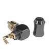 [2Pcs 90° Angle] Hi End RCA Male Plug Adapter Audio