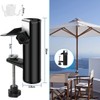 Anyingkai Parasol Holder, Balcony Railing, Adjustable, Space-saving Parasol Holder, Balcony