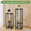 Dipion Tall Plant Stand Indoor,31 Inch Plant Stands,2 Tier Metal