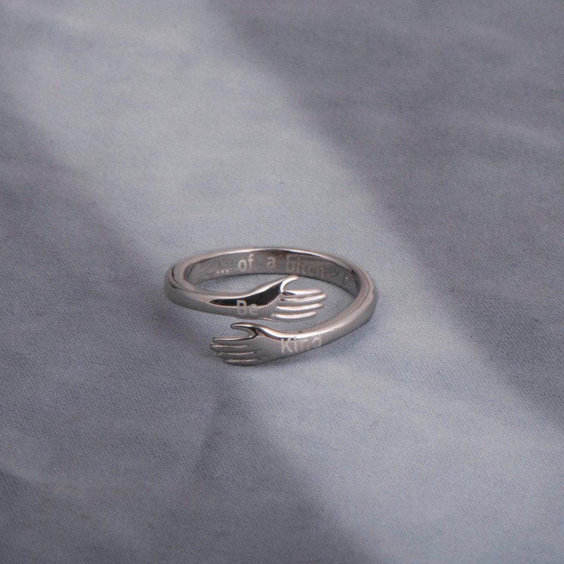 YMHOP Be Kind of a B Ring 925 Sterling Silver