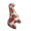 Unbranded Ceramic Giraffe Beads 1.2" Tall X .6" Long