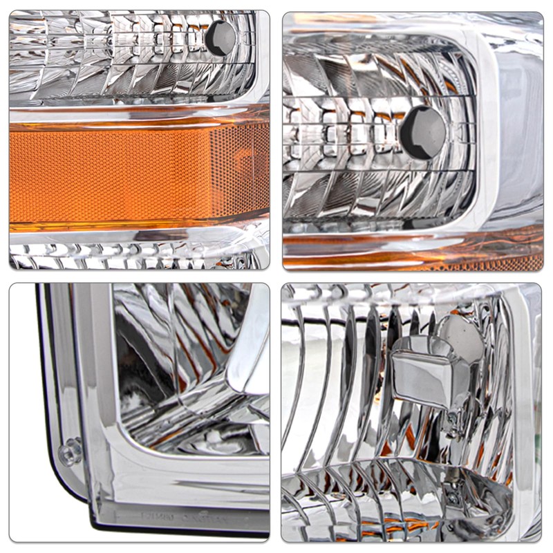 SOCKIR Headlight Assembly Set for 2008-2010 Ford F-250 F-350 F-450