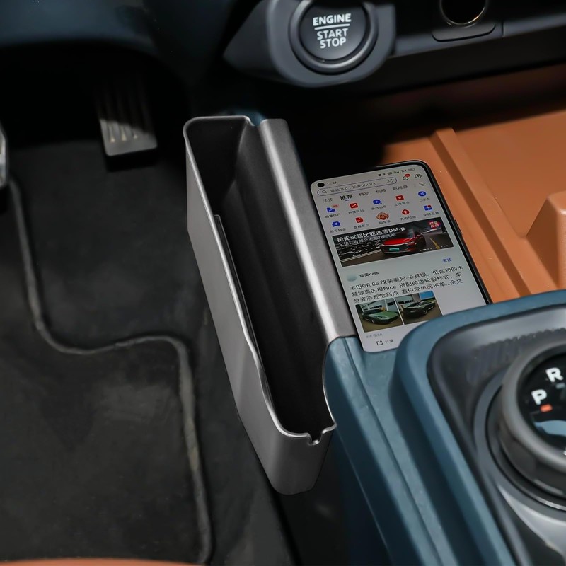 TACOBRO Center Console Gear Shift Side Storage Box Organizer Compatible