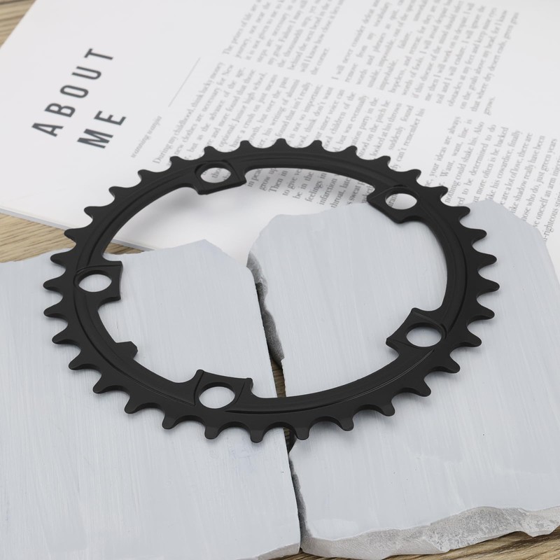 YINETTECH 1Pc 110mm BCD 5 Arm Bicycle Inner Chainring 34T