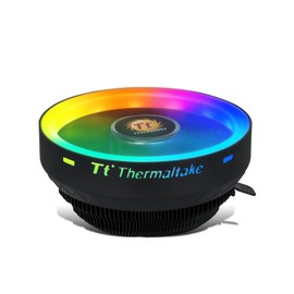 [通拓商品]Thermaltake RGB CPU Air Cooler Push Configuration/Hydraulic Bearing/Aluminium Fin/Quite Operation for Intel/AMD Static RGB Color