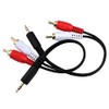 eBoot 3.5mm Audio Cable Male to 2 RCA Male Cable