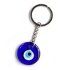 COLORFUL BLING 2-3PCS Evil Eye Keychain Good Luck Amulet Keyring