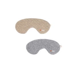 IFMC, Cotton Eye Mask, General Medical Devices, Hot Spring Therapy, Made in Japan, Promotes Circulation, Recovery, Muscle Fatigue, Organic Cotton, Ordered Gift, Father's Day, Mother's Day (Grey))
