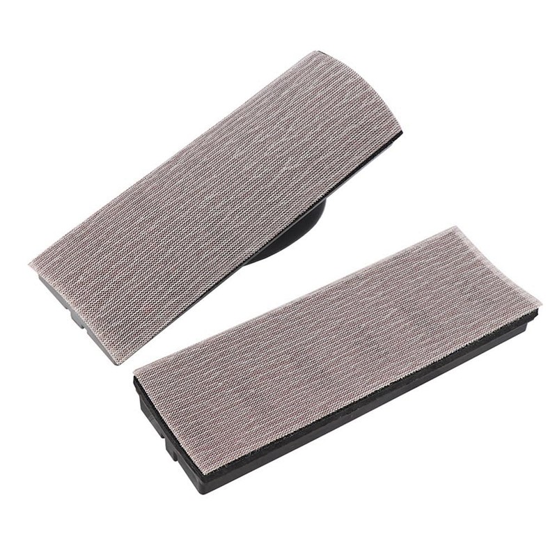 70x198mm Vacuum Sanding Block 5Pcs Set Vacuuming Sanding Disc Holder