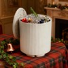 Trygoal Outdoor Cooler Side Table, 2-in-1 Ice Chest Cool Side