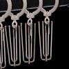 Heavy Duty Metal Curtain Hooks Pinch Pleat Deep Prong Hooks