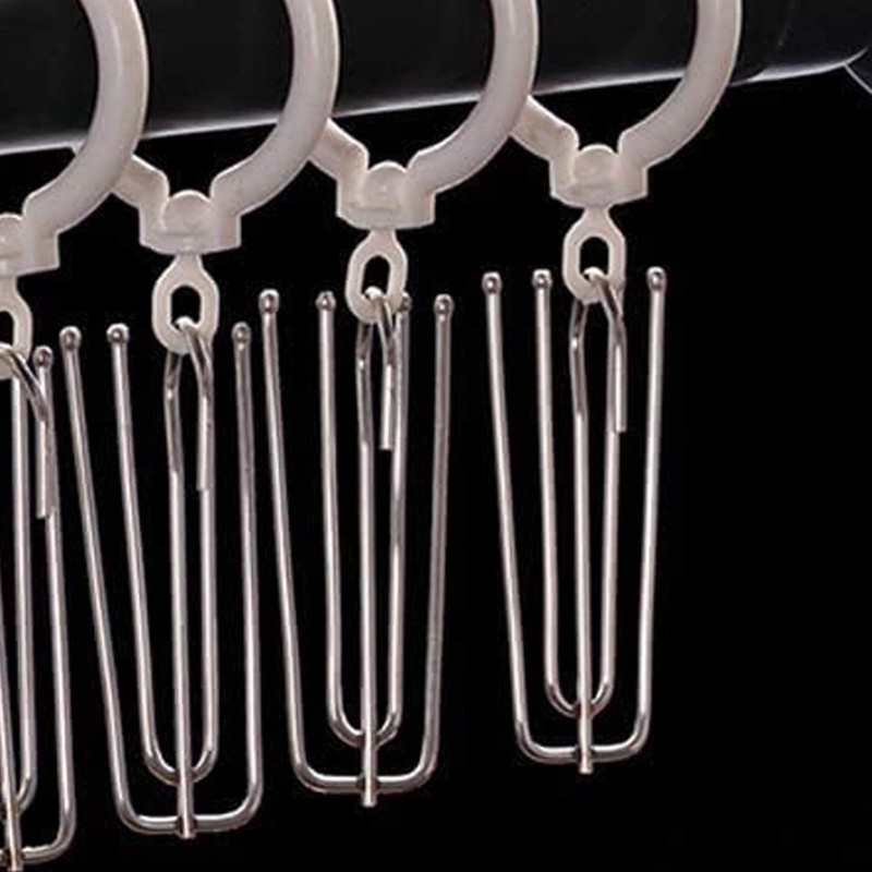 Heavy Duty Metal Curtain Hooks Pinch Pleat Deep Prong Hooks
