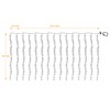 Lvydec Artificial Vines Curtain Lights, Fake Greenery Garland Willow Leaves