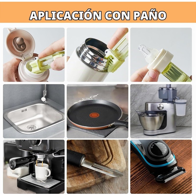 Juego de cepillos de limpieza de huecos de tapa 3