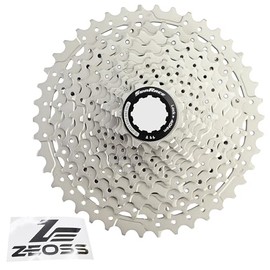 Sunrace CSRZ800 12 Speed Gravel Bike Cassette 11-46T with ZEOSS Sticker, Silver, SR3164-ZEO