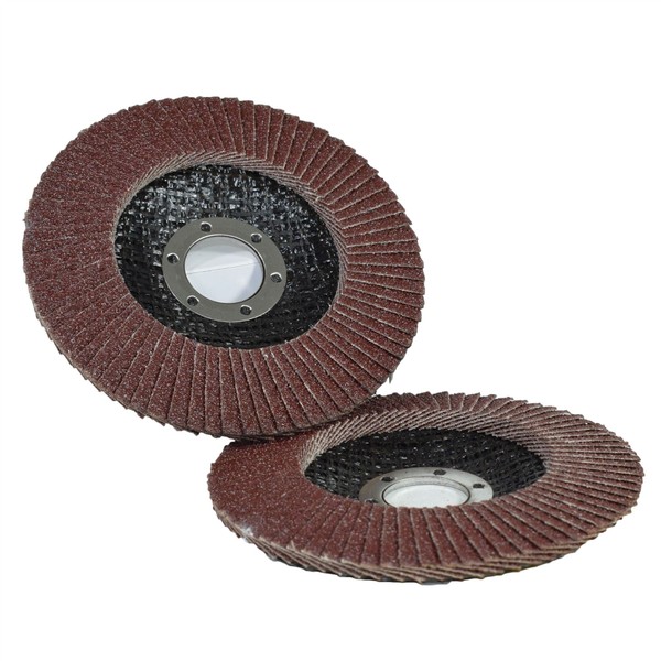2 x 60 Grit Flap Discs Sanding Grinding Rust Removing